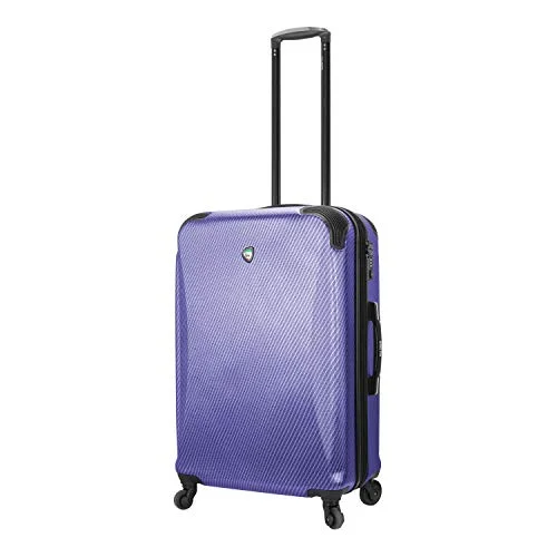 Women's Travel Makeup Bags with Mirror in Pink and BlackMia Toro Italy Gaeta Hard Side 26 Inch Spinner Luggage, Blue