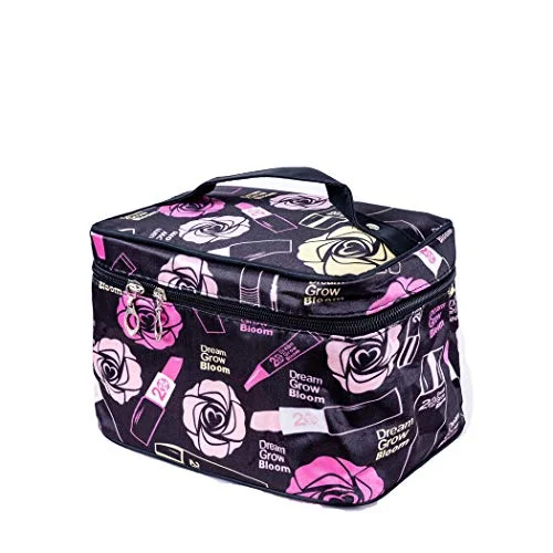 Compact Travel Umbrella Pouches in Navy Blue for Easy StorageP-SOTER Travel Toiletry Makeup Wash Bag for Cosmetics and Grooming Kit -Black Flower Compact Travel Umbrella Pouches in Navy Blue for Easy StorageP-SOTER Travel Toiletry Makeup Wash Bag for Cosmetics and Grooming Kit -Black Flower