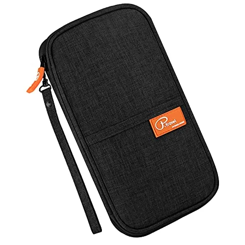 Travel Bag ID Card Holders in Clear Vinyl with LanyardsP.travel Passport Wallet Waterproof Family Travel Passport Holder Travel Document Organizer-Black Travel Bag ID Card Holders in Clear Vinyl with LanyardsP.travel Passport Wallet Waterproof Family Travel Passport Holder Travel Document Organizer-Black