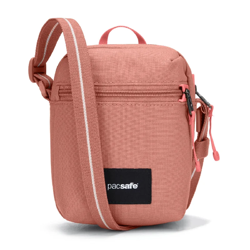 Leather - Trimmed Travel Laptop Sleeves in Burgundy for ProtectionPacsafe GO Anti-Theft Micro Crossbody Leather - Trimmed Travel Laptop Sleeves in Burgundy for ProtectionPacsafe GO Anti-Theft Micro Crossbody
