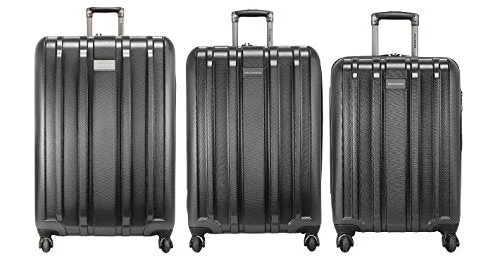 Leather - Trimmed Travel Laptop Sleeves in Burgundy for ProtectionRicardo Beverly Hills Yosemite 3 Piece Spinner Luggage Set | 21, 25 And 29, Grey
