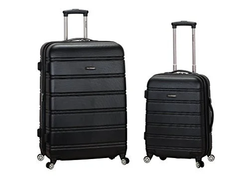 Waterproof Travel Duffel Bag Covers in Black for Protecting Your LuggageRockland Luggage 20 Inch And 28 Inch 2 Piece Expandable Spinner Set, Black, One Size
