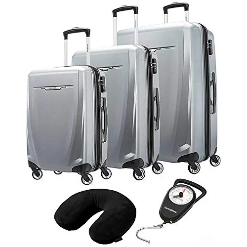 Anti - Theft Crossbody Travel Bags with RFID Protection in Gray for City TripsSamsonite 120751-1776 Winfield 3 DLX 3 Piece Set Spinner 20 Inch, 25 Inch, 28 Inch - Silver Bundle with Microbead Neck Pillow with Travel Pouch and Manual Luggage Scale Anti - Theft Crossbody Travel Bags with RFID Protection in Gray for City TripsSamsonite 120751-1776 Winfield 3 DLX 3 Piece Set Spinner 20 Inch, 25 Inch, 28 Inch - Silver Bundle with Microbead Neck Pillow with Travel Pouch and Manual Luggage Scale