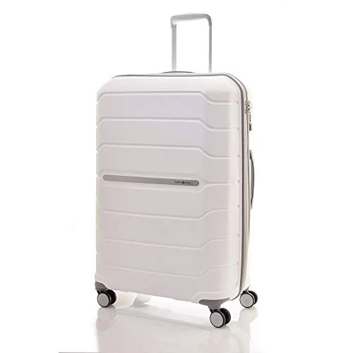 Compression Packing Cubes in Black and White for Saving Luggage SpaceSamsonite Octolite Spinner Unisex Medium White Polypropylene Luggage Bag I72005005 Compression Packing Cubes in Black and White for Saving Luggage SpaceSamsonite Octolite Spinner Unisex Medium White Polypropylene Luggage Bag I72005005