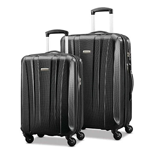 Monogrammed Leather Luggage Tags in Brown for a Personalized TouchSamsonite Pulse Dlx Lightweight 2 Piece Hardside Set (20"/24"), Black, Exclusive To Amazon Monogrammed Leather Luggage Tags in Brown for a Personalized TouchSamsonite Pulse Dlx Lightweight 2 Piece Hardside Set (20"/24"), Black, Exclusive To Amazon