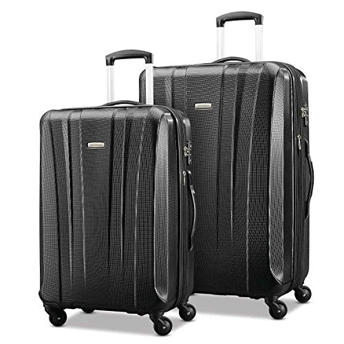 Compression Packing Cubes in Black and White for Saving Luggage SpaceSamsonite Pulse Dlx Lightweight 2 Piece Hardside Set (20"/28"), Black, Exclusive To Amazon Compression Packing Cubes in Black and White for Saving Luggage SpaceSamsonite Pulse Dlx Lightweight 2 Piece Hardside Set (20"/28"), Black, Exclusive To Amazon