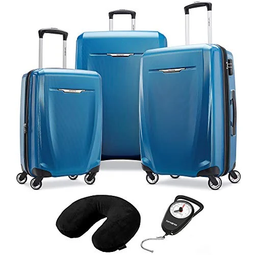 Women's Travel Makeup Bags with Mirror in Pink and BlackSamsonite Winfield 3 DLX 3 Piece Set Spinner 20/25/28 Blue (120751-1112) Manual Luggage Scale & Microbead Neck Pillow Black Women's Travel Makeup Bags with Mirror in Pink and BlackSamsonite Winfield 3 DLX 3 Piece Set Spinner 20/25/28 Blue (120751-1112) Manual Luggage Scale & Microbead Neck Pillow Black