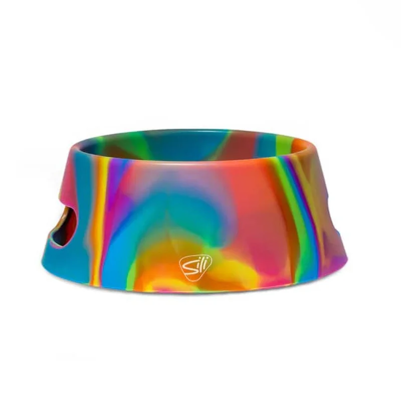 Travel - Size Toiletry Bottles with Leak - Proof Caps in ClearSilipint: Aqua-Fur Silicone Dog Bowl: Hippie Hops -18oz Colapsible/Foldable, Lightweight, Feed & Water Dish, Pet Travel