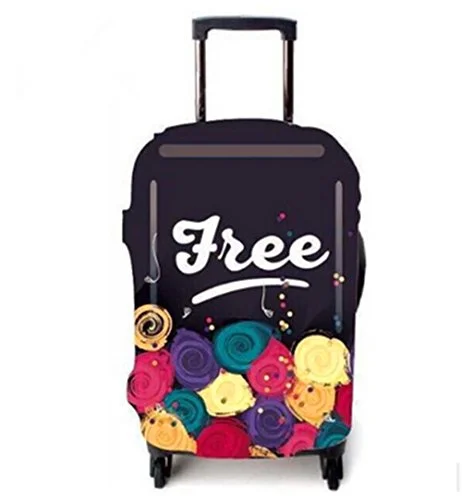 Lightweight Nylon Travel Organizer Pouches in Multicolor for Neat PackingSpandex Dust-Proof Elastic Travel Luggage Cover Suitcase Protector 18"-32" (L(26''-29''Luggage))