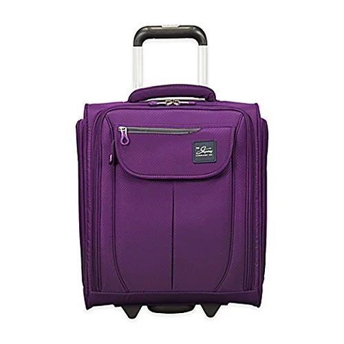 Travel - Size Toiletry Bottles with Leak - Proof Caps in ClearThe Purple Skyway Luggage Mirage 2.0 16-Inch Underseat Tote Travel - Size Toiletry Bottles with Leak - Proof Caps in ClearThe Purple Skyway Luggage Mirage 2.0 16-Inch Underseat Tote