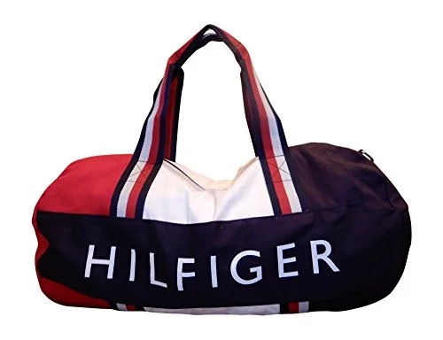 Monogrammed Leather Luggage Tags in Brown for a Personalized TouchTommy Hilfiger Patriot Duffle Bag With Wide Navy, Red And White Stripe Handles