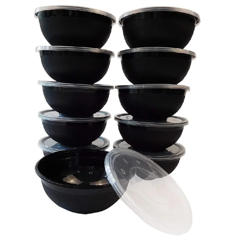 Hanging Travel Toiletry Bags with Multiple Pockets in TealTTG 20-Pack Storage Noodle Bowls with Lids (1 Compartment/ 35 oz) , Freezer Safe Meal Prep Containers , (Black) - Black Hanging Travel Toiletry Bags with Multiple Pockets in TealTTG 20-Pack Storage Noodle Bowls with Lids (1 Compartment/ 35 oz) , Freezer Safe Meal Prep Containers , (Black) - Black
