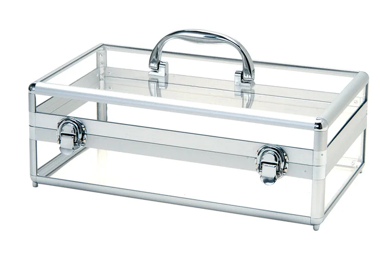 Travel - Size Toiletry Bottles with Leak - Proof Caps in ClearTZ CASE Clear Series Beauty Cases  JB-39