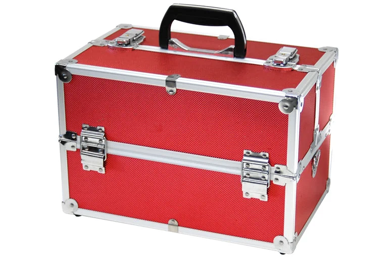 Expandable Travel Toiletry Bags in Clear Plastic for Easy Airport ScreeningTZ CASE Original Collection Beauty Cases TC-06-RD Expandable Travel Toiletry Bags in Clear Plastic for Easy Airport ScreeningTZ CASE Original Collection Beauty Cases TC-06-RD