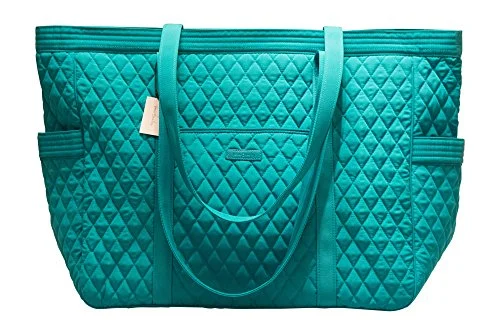Leather - Trimmed Travel Laptop Sleeves in Burgundy for ProtectionVera Bradley Get Carried Away Tote, Peacock Blue Leather - Trimmed Travel Laptop Sleeves in Burgundy for ProtectionVera Bradley Get Carried Away Tote, Peacock Blue