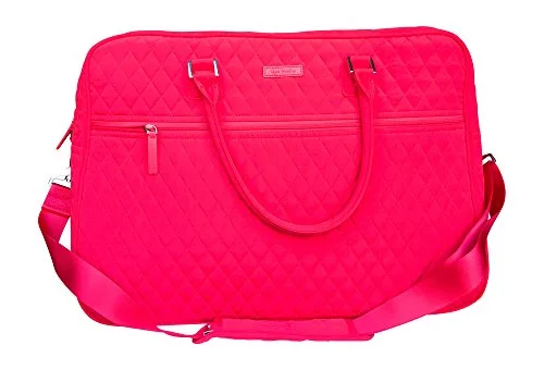 Anti - Theft Crossbody Travel Bags with RFID Protection in Gray for City TripsVera Bradley Grand Traveler, Fire Red Anti - Theft Crossbody Travel Bags with RFID Protection in Gray for City TripsVera Bradley Grand Traveler, Fire Red