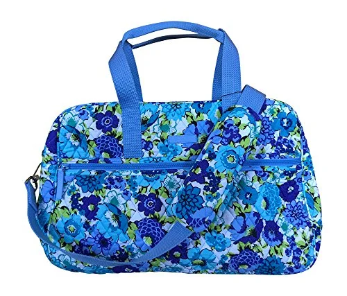 Anti - Theft Crossbody Travel Bags with RFID Protection in Gray for City TripsVera Bradley Medium Traveler Bag, Blueberry Blooms Anti - Theft Crossbody Travel Bags with RFID Protection in Gray for City TripsVera Bradley Medium Traveler Bag, Blueberry Blooms