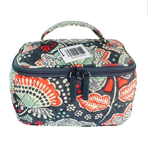 Leather - Trimmed Travel Laptop Sleeves in Burgundy for ProtectionVera Bradley Travel Cosmetic Bag In Nomadic Floral Leather - Trimmed Travel Laptop Sleeves in Burgundy for ProtectionVera Bradley Travel Cosmetic Bag In Nomadic Floral