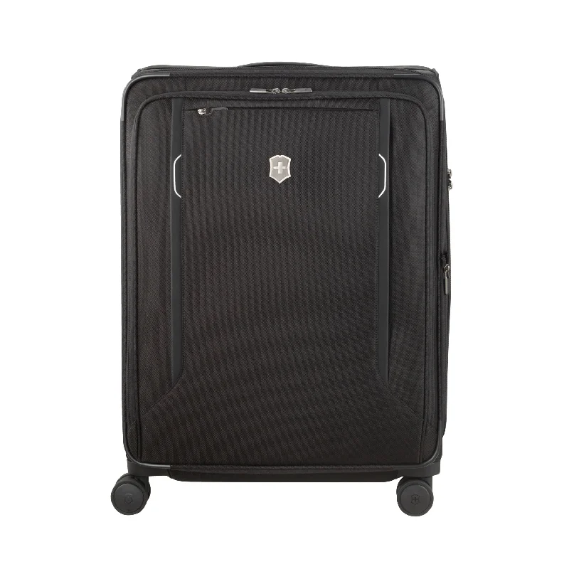 Travel Bag ID Card Holders in Clear Vinyl with LanyardsWerks Traveler 6.0 27" Spinner Large Luggage Travel Bag ID Card Holders in Clear Vinyl with LanyardsWerks Traveler 6.0 27" Spinner Large Luggage