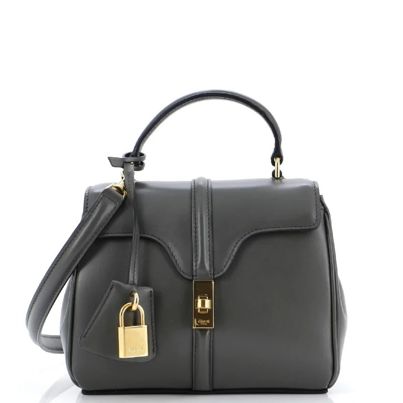 16 Top Handle Bag Smooth Calfskin Mini
