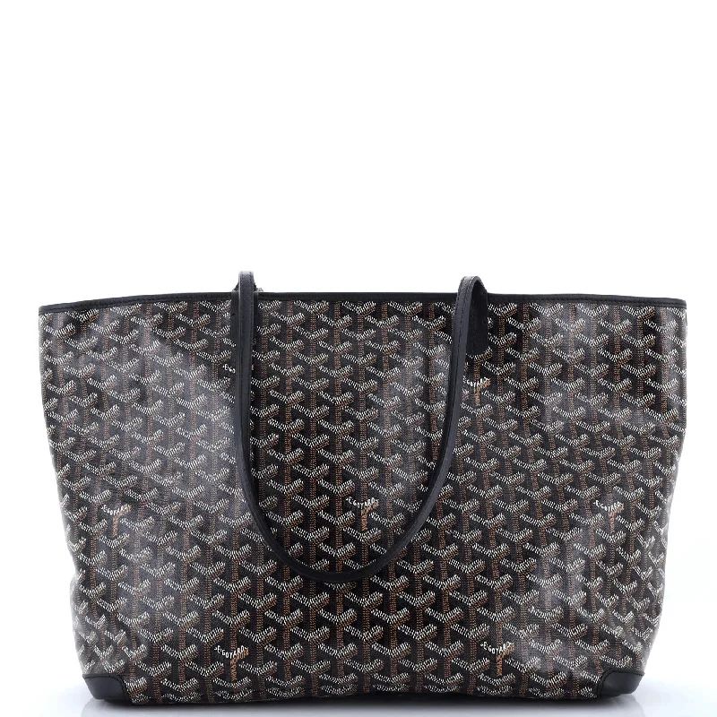 Metallic Tote Bag in Rose Gold with Chain Handles for a Glamorous Night OutArtois Tote Coated Canvas MM