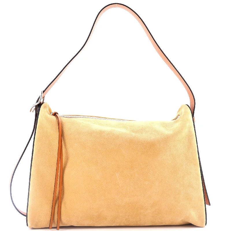 Berlingo Bag Nubuck with Calfskin Medium