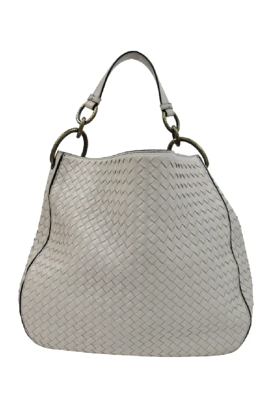 Printed Silk Shoulder Bag in Red for a Pop of Color[WB4316] Bottega Veneta | Shoulder Bag