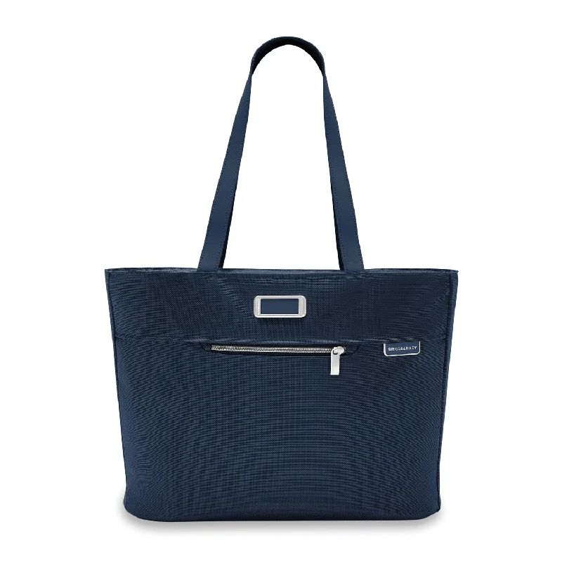 Faux Fur - Trimmed Tote Bag in White for a Cozy Winter LookBriggs & Riley Baseline Traveler Tote