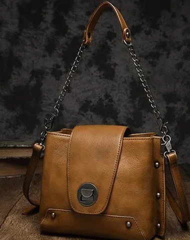 Shoulder Bag with Geometric Pattern in Multicolor for a Contemporary StyleSmall Vintage Womens Brown Leather Chain Shoulder Bag Chain Fashion Black Side Bag for Ladies