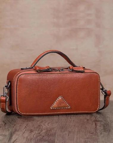 Brown Leather Womens Small Box Handbag Shoulder Purse Satchel Womens Mini Side Bag Purse Brown Leather Womens Small Box Handbag Shoulder Purse Satchel Womens Mini Side Bag Purse