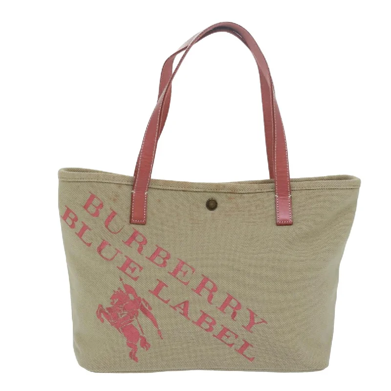 Women's Tote Bag with Zipper Closure in Red for Secure StorageEmbroidered Tote Bag in Beige with Floral Motifs for a Boho - Chic VibeBurberry blue Label  Canvas Tote Bag (Pre-Owned)