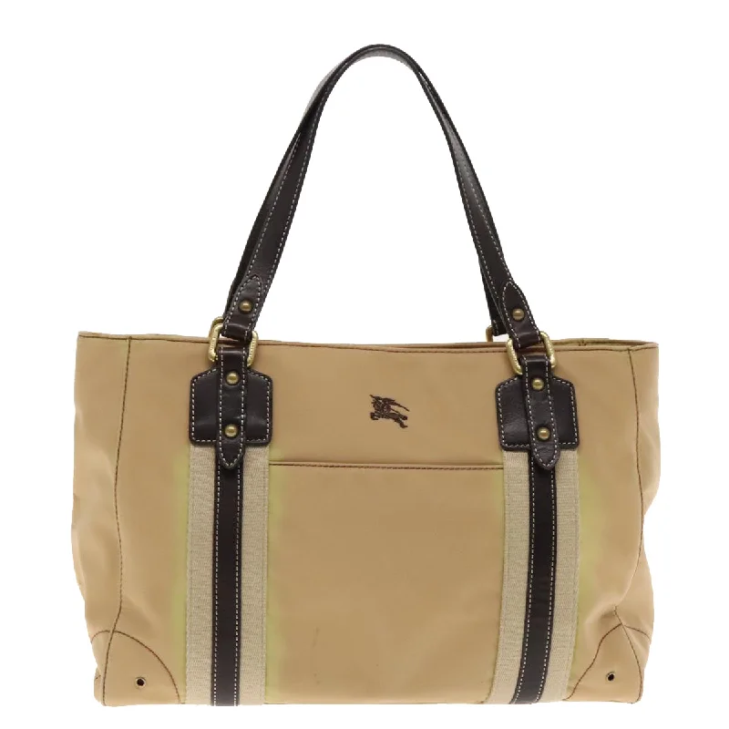 Medium - Sized Canvas Tote Bag in Navy Blue with Striped Pattern for a Nautical - Inspired LookTote Bag with RFID - Blocking Pocket in Black for Protecting Your Cards and InformationBurberry blue Label  Synthetic Tote Bag (Pre-Owned)
