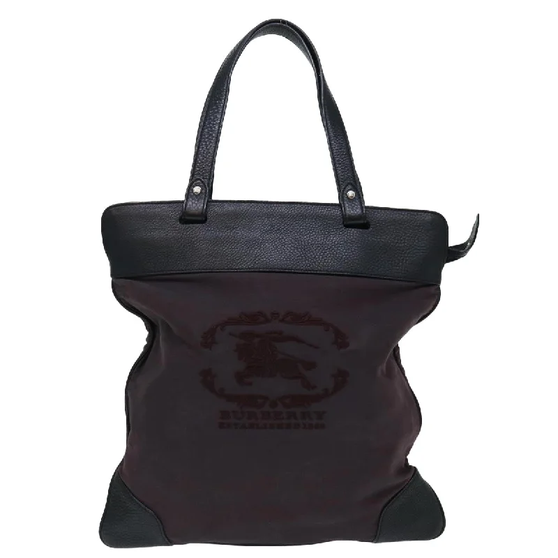 Large Capacity Genuine Leather Women's Tote Bag in Black for Work and CommutingWomen's Tote Bag with Inner Compartments in Gray for Organizing Everyday EssentialsBurberry  Canvas Tote Bag (Pre-Owned)