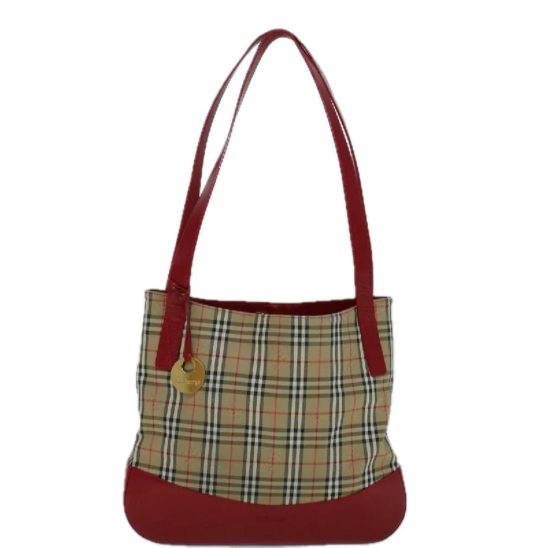 Waterproof Tote Bag in Yellow for Outdoor Activities in Wet WeatherWomen's Tote Bag with Detachable Pouch in Purple for Added ConvenienceBurberry  Canvas Tote Bag (Pre-Owned)