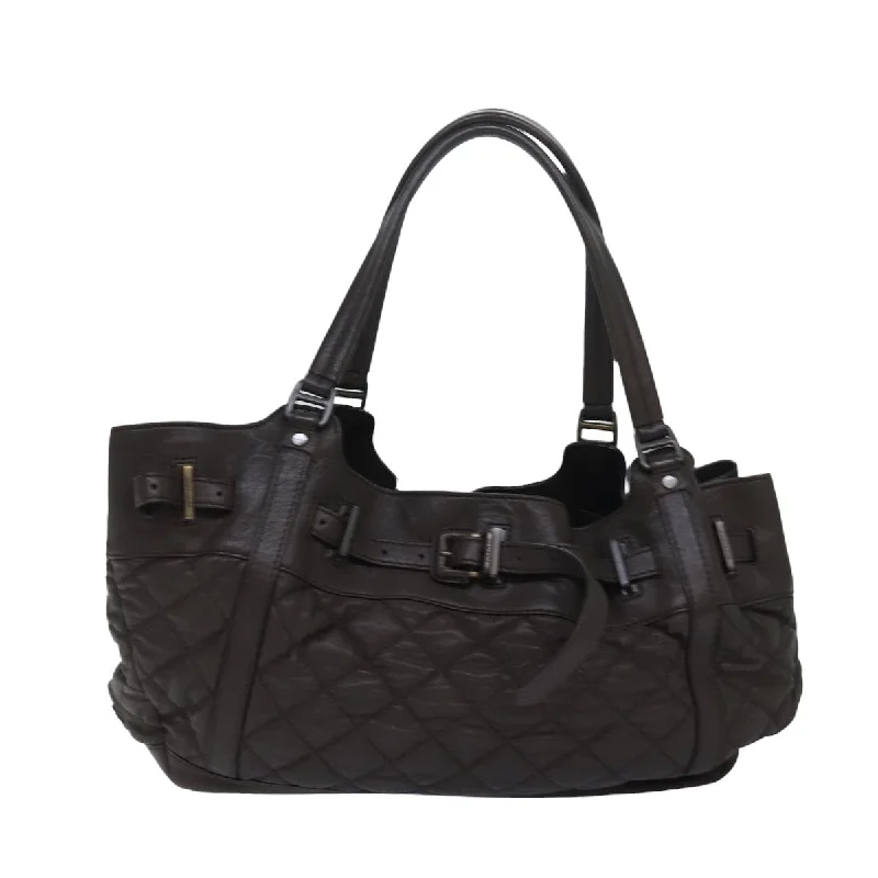 Women's Printed Tote Bag in Floral Patterns for a Spring - Themed Shopping TripWomen's Tote Bag with Inner Compartments in Gray for Organizing Everyday EssentialsBurberry  Leather Tote Bag (Pre-Owned)