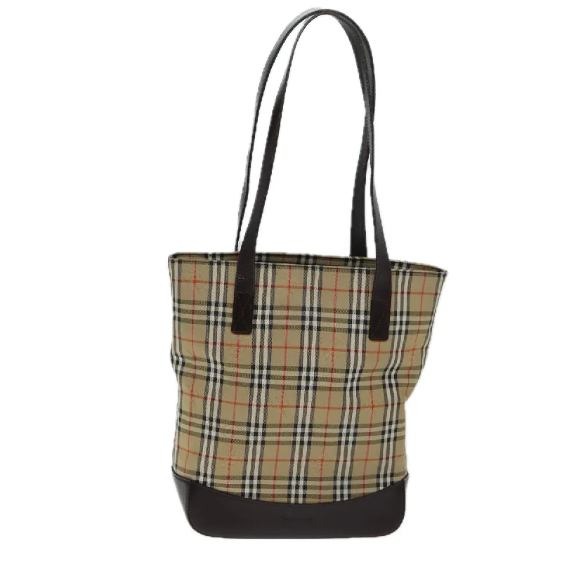 Women's Tote Bag with Zipper Closure in Red for Secure StorageTote Bag with Adjustable Shoulder Strap in Olive Green for Comfortable CarryingBurberry Nova Check  Canvas Tote Bag (Pre-Owned)