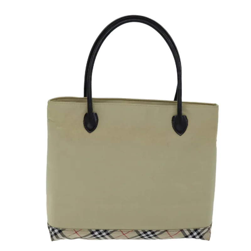 Women's Tote Bag with Inner Compartments in Gray for Organizing Everyday EssentialsWaterproof Tote Bag in Yellow for Outdoor Activities in Wet WeatherBurberry Nova Check  Synthetic Tote Bag (Pre-Owned)