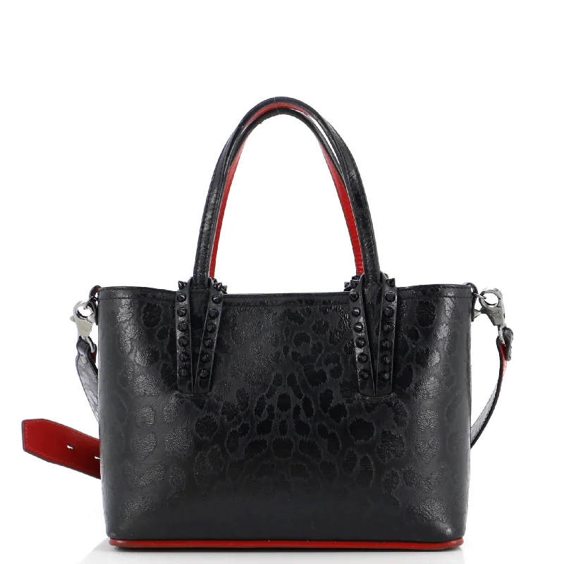 Women's Printed Tote Bag in Floral Patterns for a Spring - Themed Shopping TripCabata East West Tote Printed Patent Mini