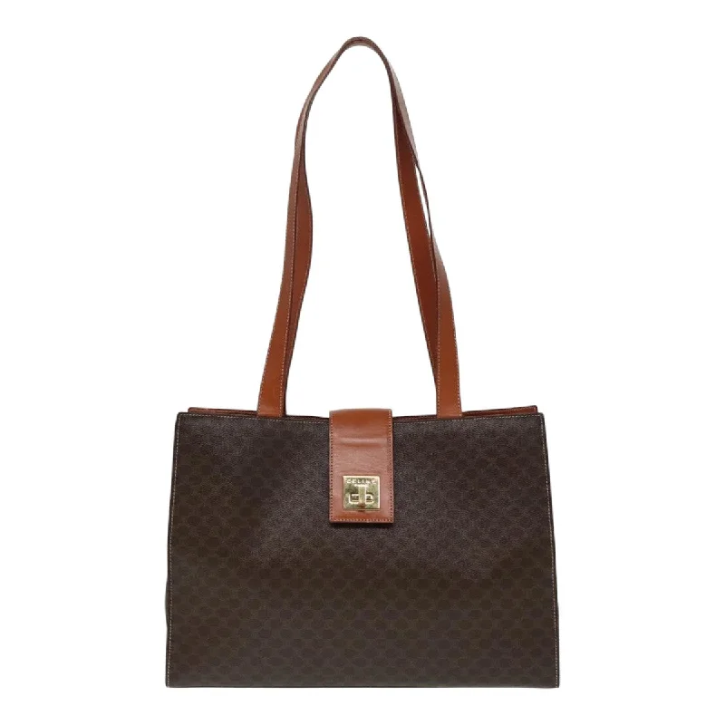Geometric - Printed Tote Bag in Multicolor for a Contemporary and Trendy OutfitMonogrammed Tote Bag in Brown Leather with Personalized Initials for a Custom and Elegant TouchCéline Macadam  Canvas Tote Bag (Pre-Owned)