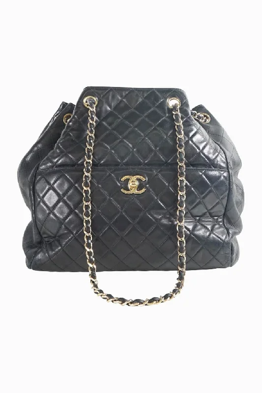 Leather Shoulder Bag with Magnetic Closure in Black for Quick Access[WB4138] Chanel | Shoulder Bag