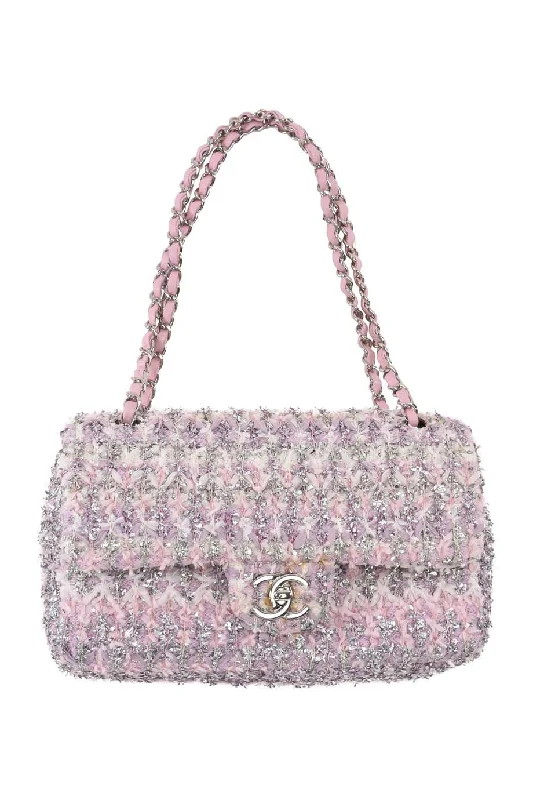 Pvc Shoulder Bag in Clear with Glitter for a Fun and Modern Look[WB4382] Chanel | Shoulder Bag