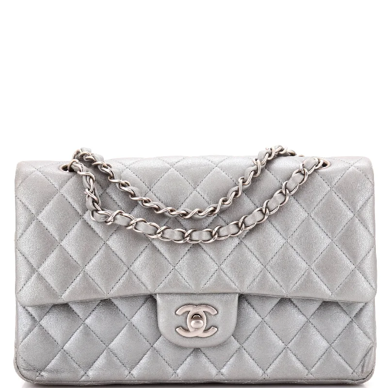 Women's Canvas Shoulder Bag in Navy with Striped Pattern for Beach TripsCrossbody Shoulder Bag in Black Leather with Gold Hardware for Night OutsClassic Double Flap Bag Quilted Lambskin Medium Women's Canvas Shoulder Bag in Navy with Striped Pattern for Beach TripsCrossbody Shoulder Bag in Black Leather with Gold Hardware for Night OutsClassic Double Flap Bag Quilted Lambskin Medium