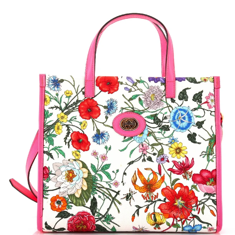 Patchwork Tote Bag in Denim with Vintage - Inspired Designs for a Retro AppealGeometric - Printed Tote Bag in Multicolor for a Contemporary and Trendy OutfitConvertible Tote Flora Canvas Medium Patchwork Tote Bag in Denim with Vintage - Inspired Designs for a Retro AppealGeometric - Printed Tote Bag in Multicolor for a Contemporary and Trendy OutfitConvertible Tote Flora Canvas Medium