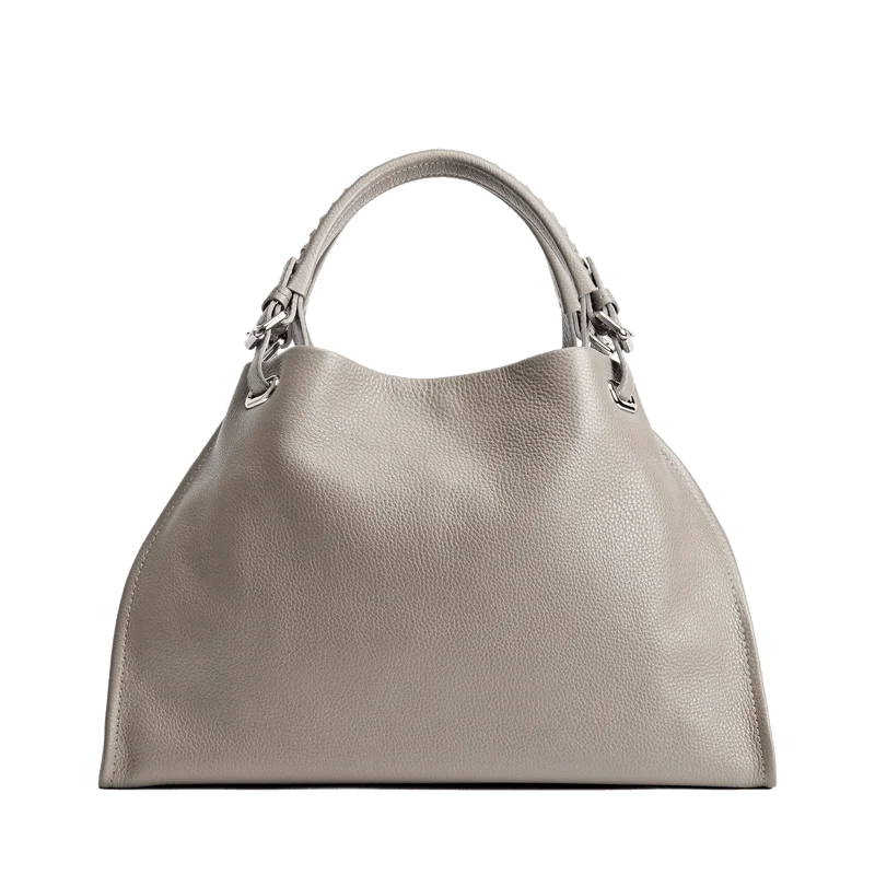 Women's Tote Bag with Inner Compartments in Gray for Organizing Everyday EssentialsClarte Arc Carry Tote Women's Tote Bag with Inner Compartments in Gray for Organizing Everyday EssentialsClarte Arc Carry Tote
