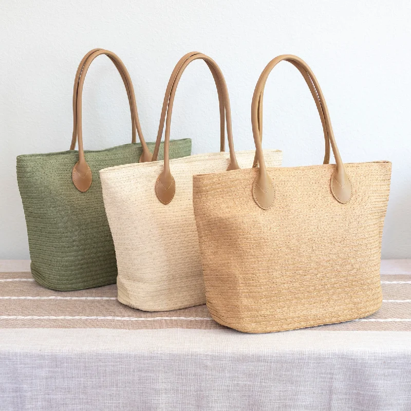 Metallic Tote Bag in Rose Gold with Chain Handles for a Glamorous Night OutElena Handbags Elegant Straw Woven Summer Tote