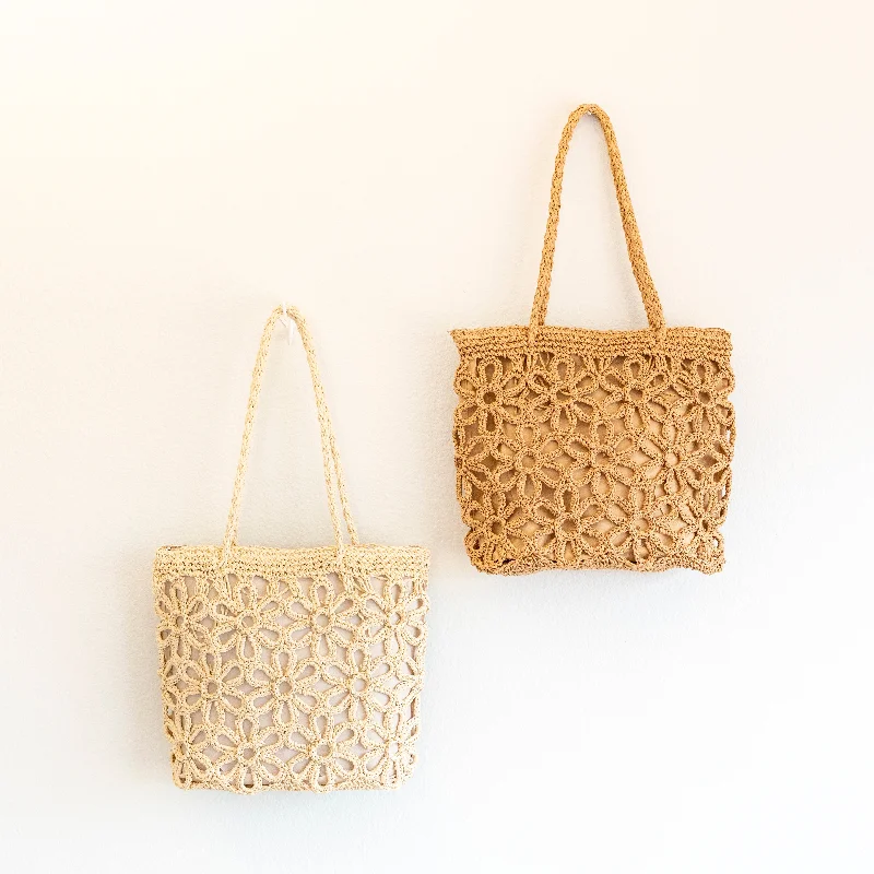 Women's Printed Tote Bag in Floral Patterns for a Spring - Themed Shopping TripElena Handbags Long Handle Floral Design Straw Beach Tote Women's Printed Tote Bag in Floral Patterns for a Spring - Themed Shopping TripElena Handbags Long Handle Floral Design Straw Beach Tote