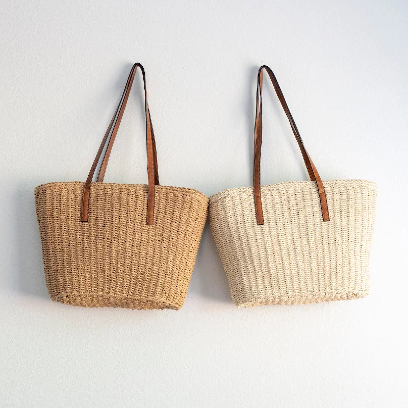 Quilted Tote Bag in Cream with Silver Hardware for a Classic and Sophisticated StyleElena Handbags Woven Straw Market Tote Summer Fashion Bag