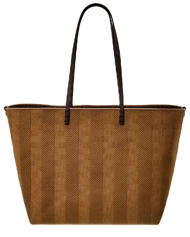 Faux Fur - Trimmed Tote Bag in White for a Cozy Winter LookWaterproof Tote Bag in Yellow for Outdoor Activities in Wet WeatherFENDI Roll Large Canvas & Leather Tote Faux Fur - Trimmed Tote Bag in White for a Cozy Winter LookWaterproof Tote Bag in Yellow for Outdoor Activities in Wet WeatherFENDI Roll Large Canvas & Leather Tote