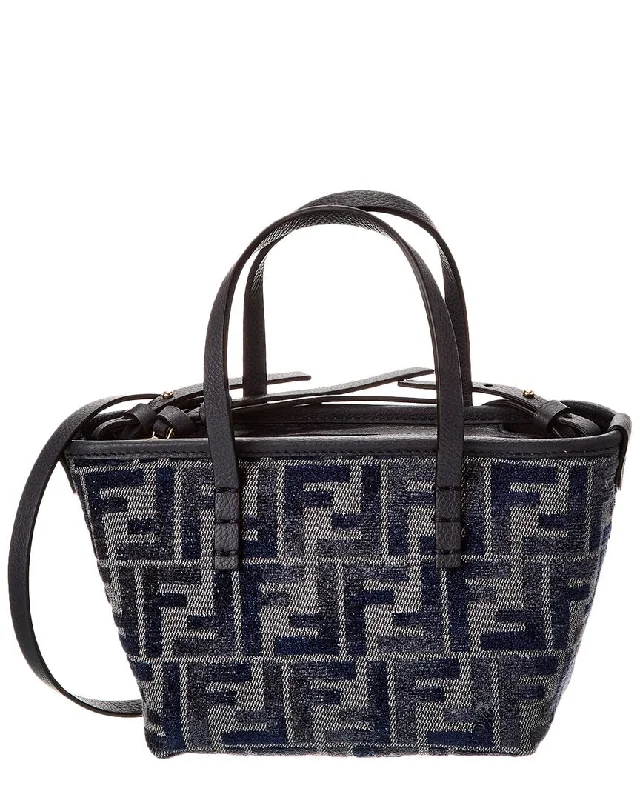 Waterproof Tote Bag in Yellow for Outdoor Activities in Wet WeatherMedium - Sized Canvas Tote Bag in Navy Blue with Striped Pattern for a Nautical - Inspired LookFENDI Roll Mini FF Canvas & Leather Tote Waterproof Tote Bag in Yellow for Outdoor Activities in Wet WeatherMedium - Sized Canvas Tote Bag in Navy Blue with Striped Pattern for a Nautical - Inspired LookFENDI Roll Mini FF Canvas & Leather Tote