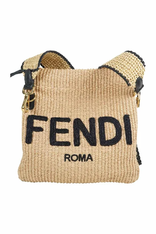 Women's Shoulder Bag with Fringe Details in Brown for a Bohemian Style[WB4195] Fendi | Shoulder Bag